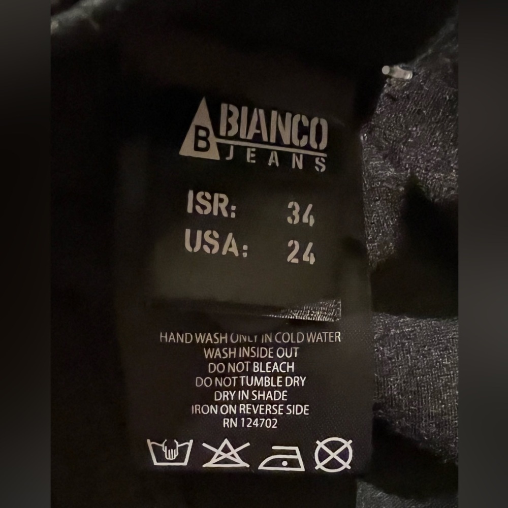 Bianco Jeans in charcoal - pull on size 24 - Picture 4 of 5